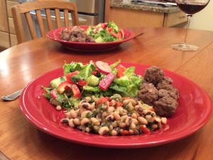 Peas-Lamb-Salad-Meal