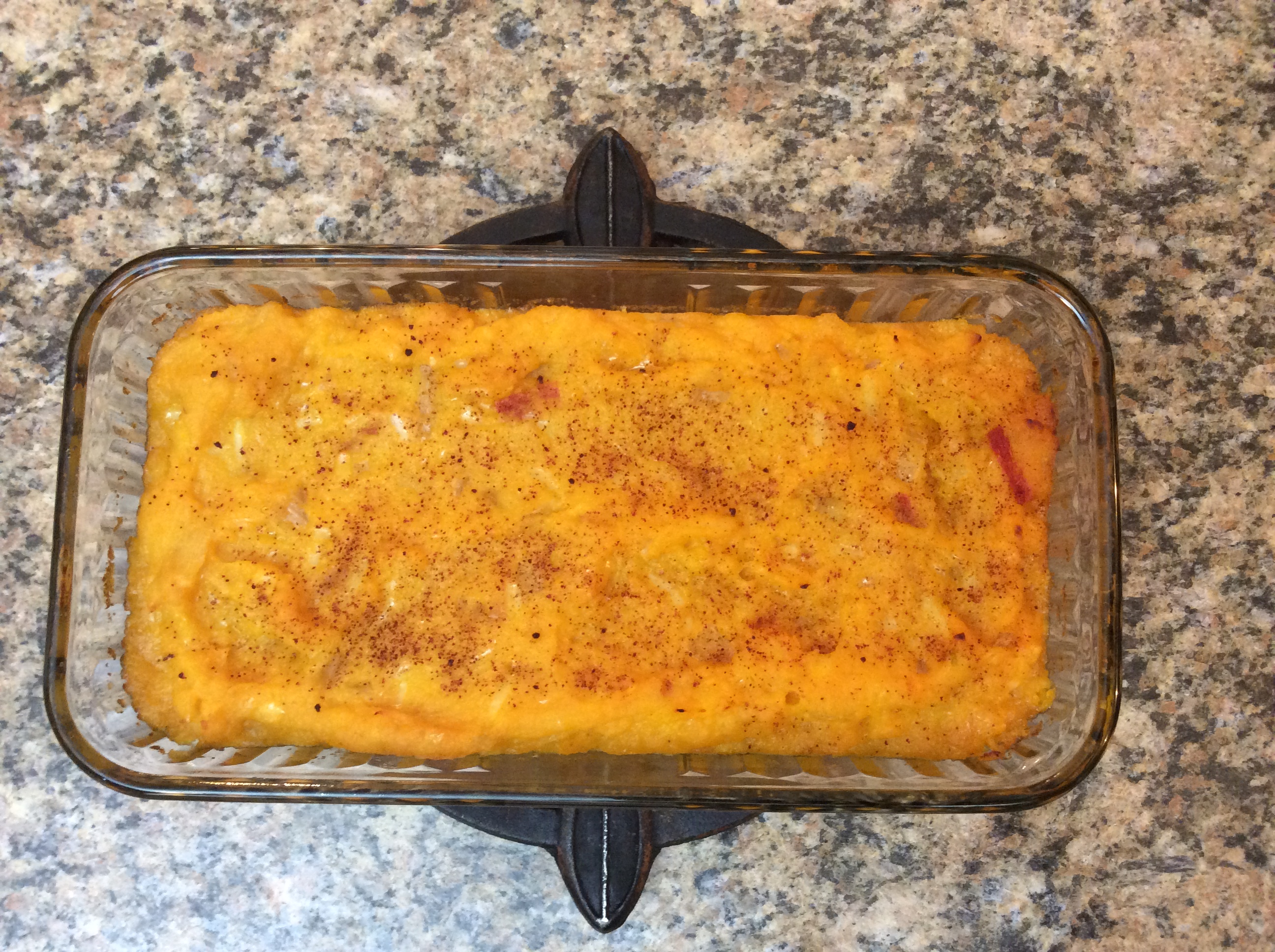 Fresh out of the oven: fluffy mashed squash.