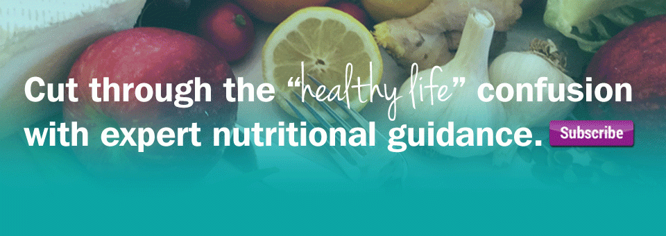 Picture of apple, lemon, garlic: Cut through the "healthy life" confusion with expert nutritional guidance.