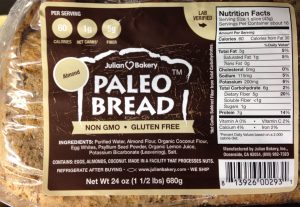 Paleo bread made from high-oxalate ingredients